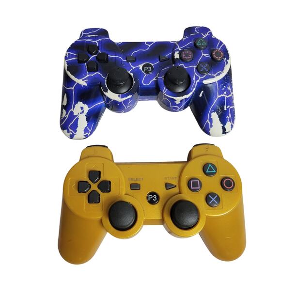 PlayStation 3 Controllers Aftermarket Wireless UNTESTED - Picture 1 of 7